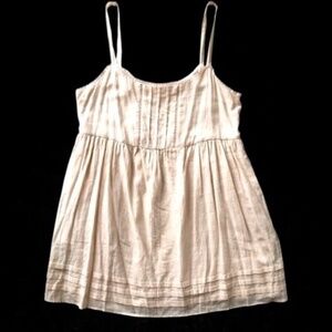 Altar'd State Light Pink Sleeveless Midi Dress With Pleated Detail Size M